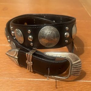 Men’s Custom Made Heavy Leather Belt 38